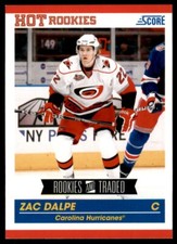 2011-12 Score Zac Dalpe Carolina Hurricanes #595