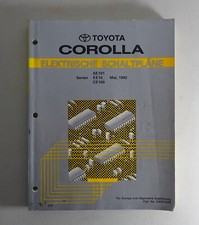 Manual Electrical Wiring Diagram / Werkstatthandbuch Toyota Corolla, Stand Mai 1
