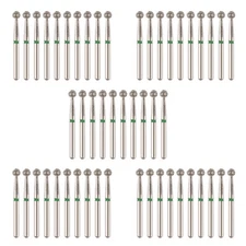 50Pcs Dental Diamond Round Bur Medium FG 1.6mm High Speed Handpiece BR-30C wzi