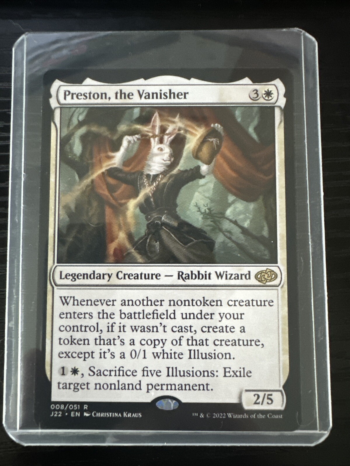 MTG Preston, the Vanisher Jumpstart 2022 8 Regular Rare INSTITUTO