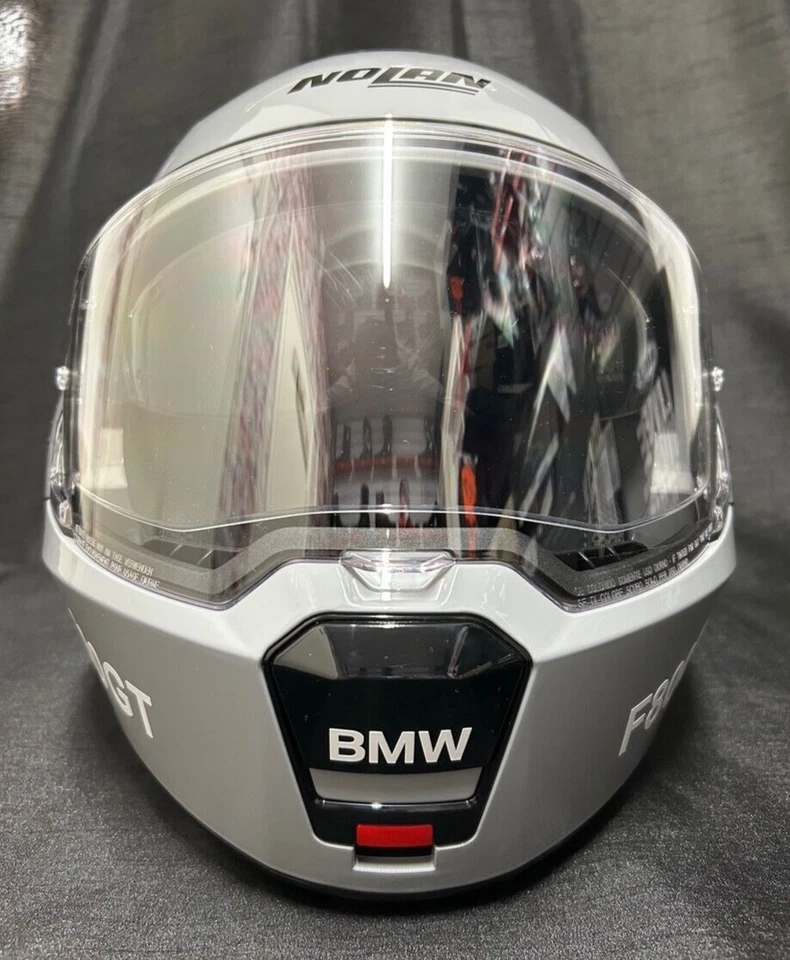 Nolan N120-1 Gris BMW F800GT PEGATINAS Abatible Trasero Touring Moto Casco Foto 4 de 4