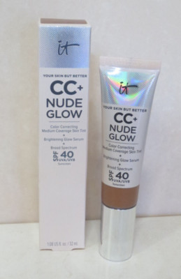 IT COSMETICS CC+ NUDE GLOW SKIN TINT SPF 40 - NEUTRAL RICH - 1.08 OZ