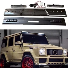 2PCS Lamp Roof Top Light Bar with LED DRL For Mercedes-Benz G-class 2011-2019