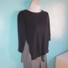 Beams B:MING Japanese Top One Size Unisex Pullover Top Navy Color Block A-Line