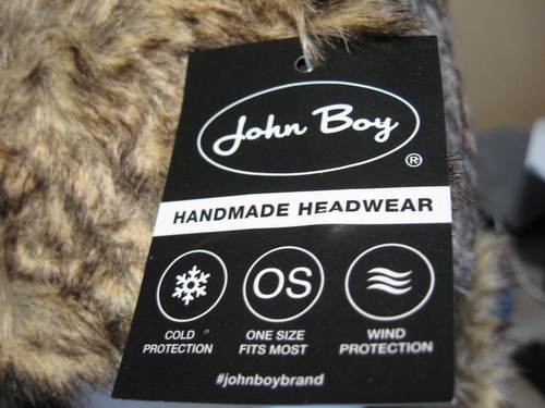 John Boy Trapper Bomber Hunting Hat - Faux Fur Headwear - Army Green - OSFM - Picture 11 of 14