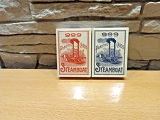 Steamboat 999 - Blue & Red - Playing Cards by Dan & Dave Art of Play