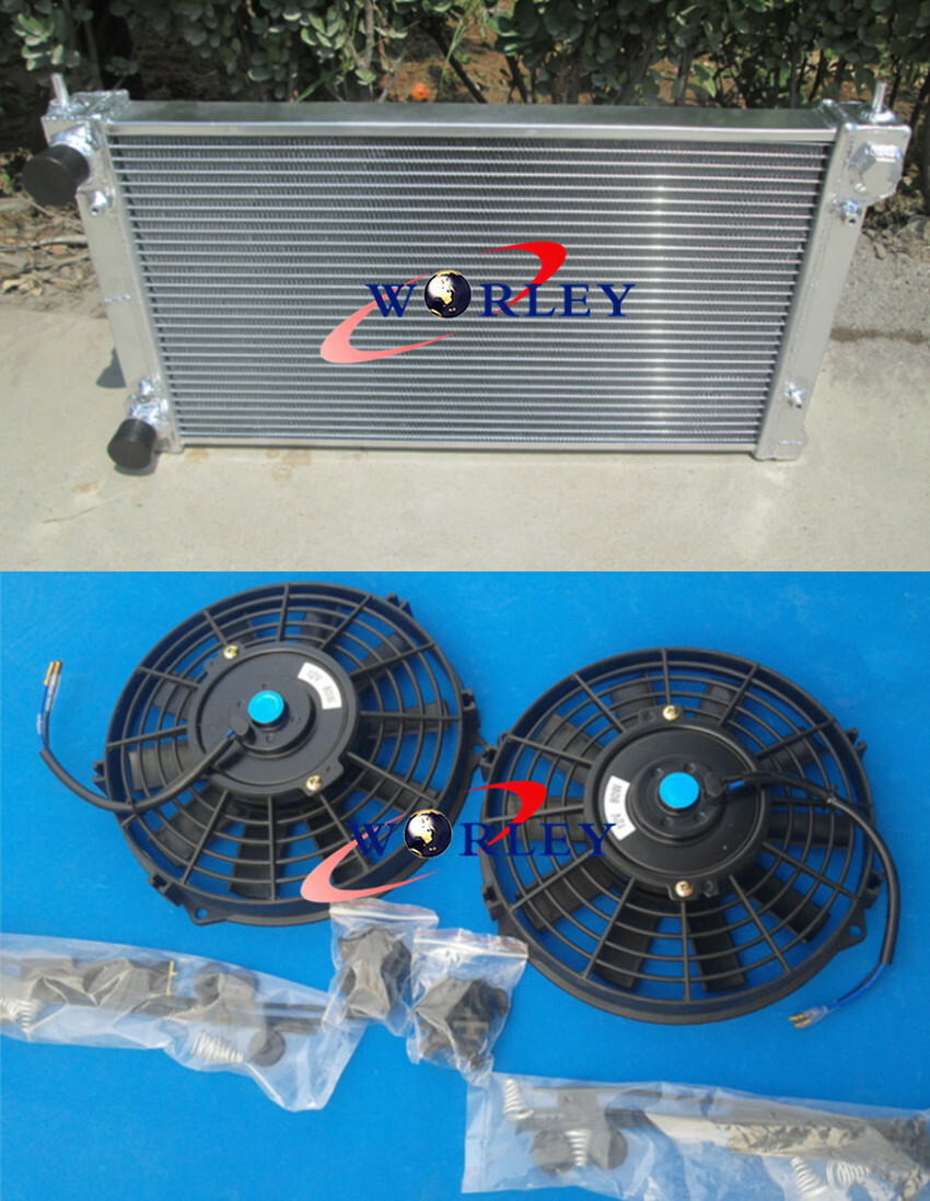 Aluminum Radiator Fan Volkswagen Vw Golf Mk1 2 Mk1 Mk2 Gti Scirocco 1 6 1 8 8v Ebay