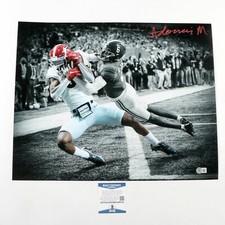 Adonai Mitchell Signed autographed 16x20 Photo Edit Georgia Bulldogs Beckett COA