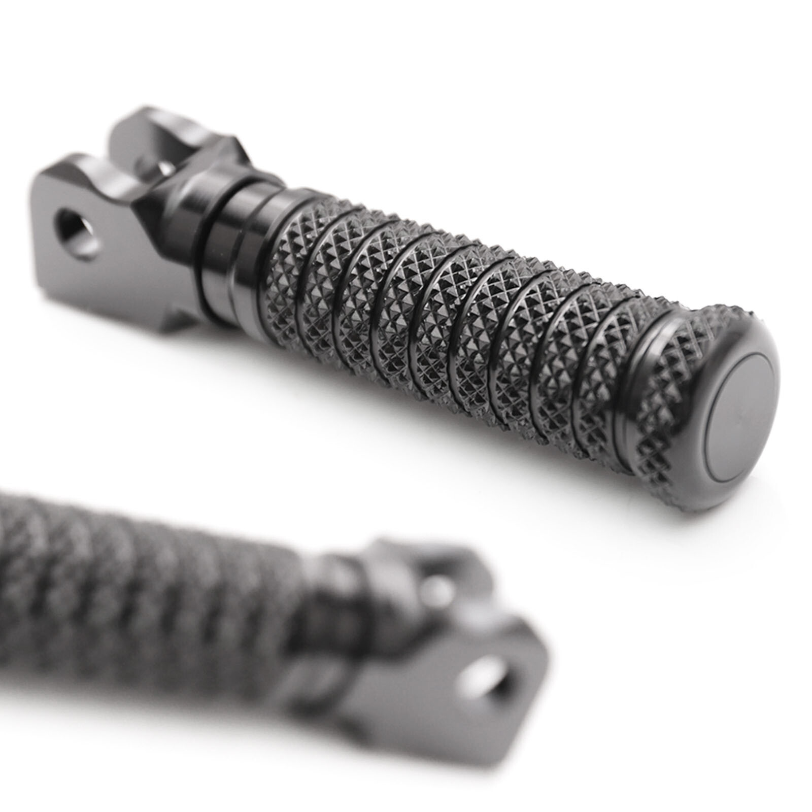 Black POLE Riser Front Foot Pegs For Ducati Multistrada 1260 /S 18 19 ...