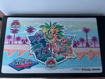 Pokemon 2017 World Championsip Anaheim playmat + Portable BAG | eBay