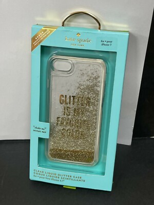 Kate Spade New York Liquid Glitter Hard Case Hülle für Apple iPhone 7, 8 SE 2020