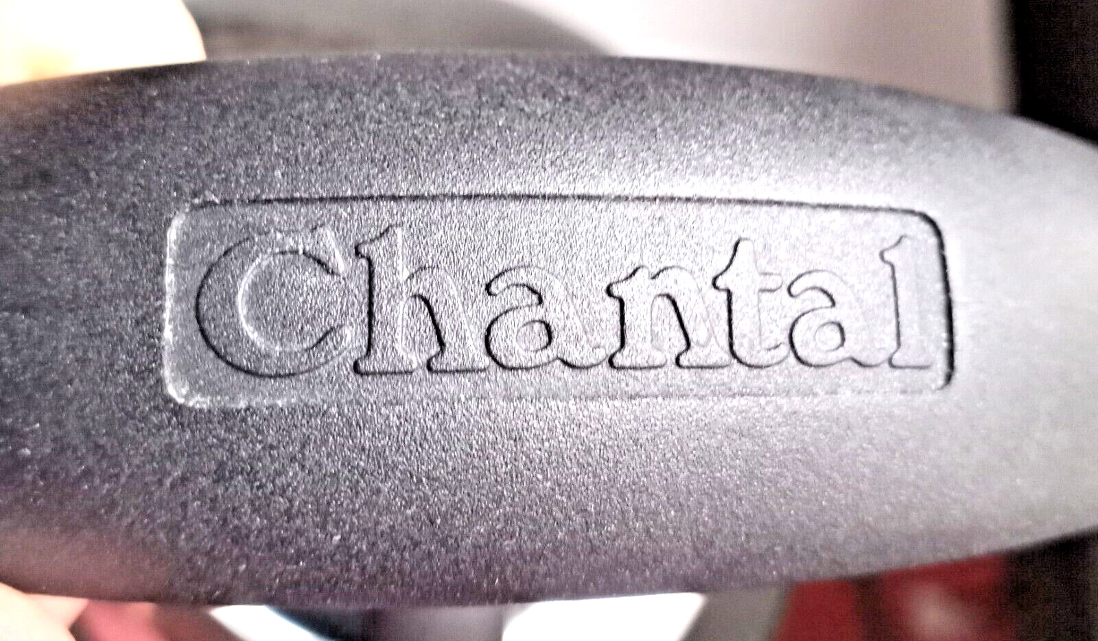 CHANTAL Whistling Tea Kettle - Teapot Silver & Onyx Enamel - 1.8 Quart