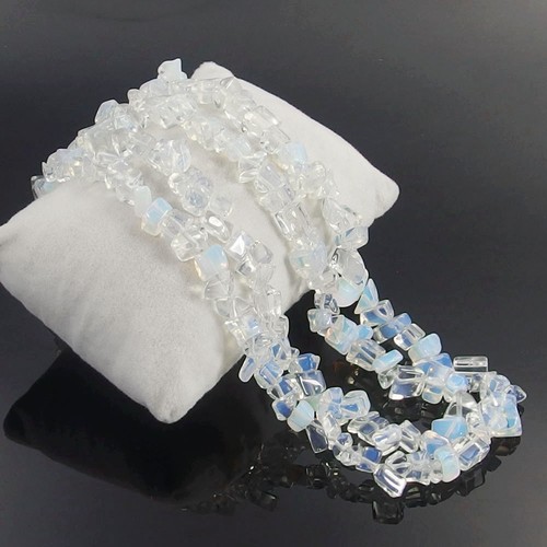 Natürliche Edelsteinchips Nugget Freiform Lose Perlen Chip Halskette Armband USA - Bild 27 von 58