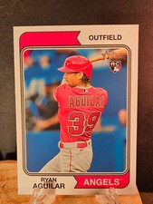 2023 Topps Heritage RYAN AGUILAR RC #309 Los Angeles Angels Rookie