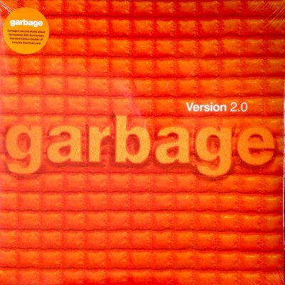 GARBAGE ''VERSION 2.0'' 20th ANNIVERSARY DOUBLE ORANGE VINYL LP NEW BUT UNSEALED