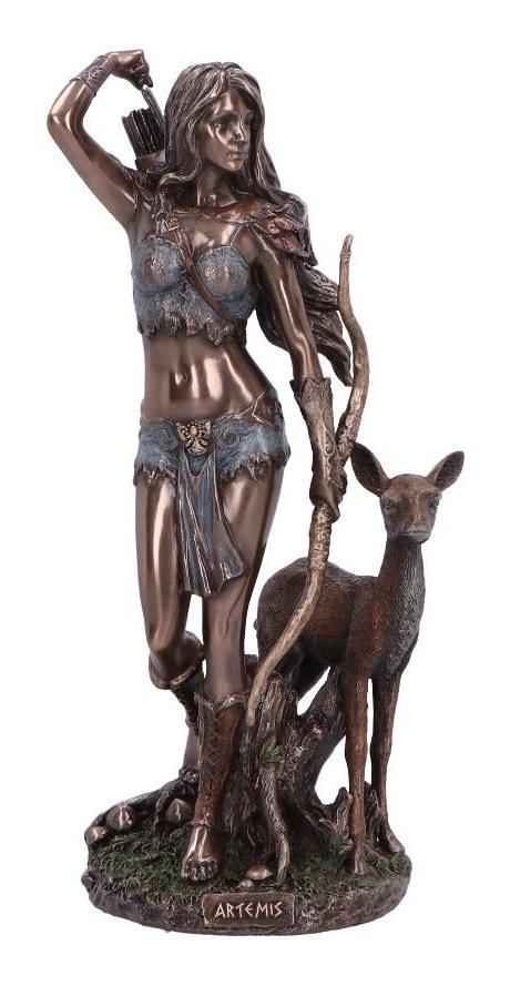Artemis Goddess of the Hunt Bronze Figurine 25 Cm