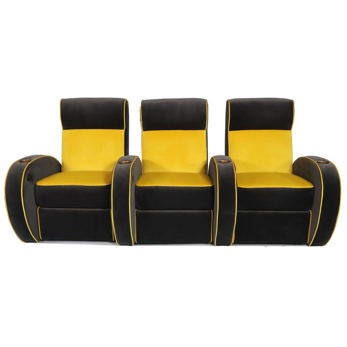 Curved Home Theater Chairs Curved Row Theater Seating You'll Love