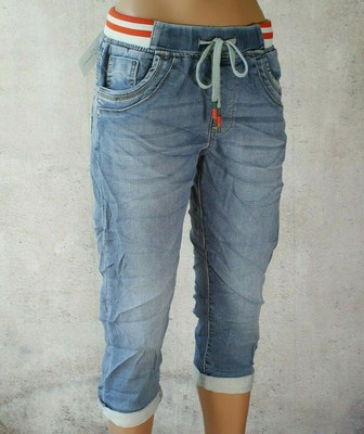♥ So bequem! JEWELLY Jogging Capri Jogpants Jeans Baggy Shorts Bermuda *91  | eBay