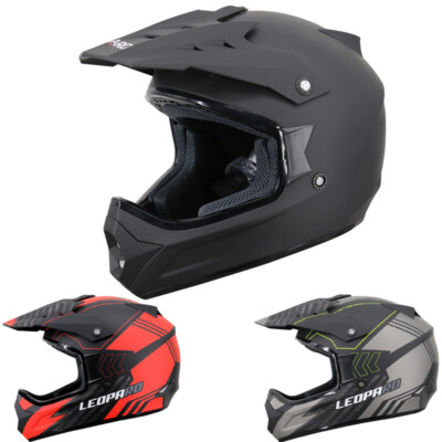 Grade A Leopard LEO-X307 Adult Motocross Off Road Motorbike Helmet