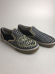 gold slip on tennis shoes