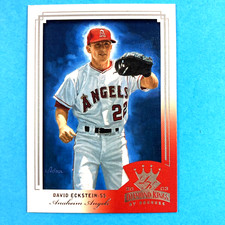 David Eckstein 2003 Donruss Diamond Kings Card #4 MLB Anaheim Angels