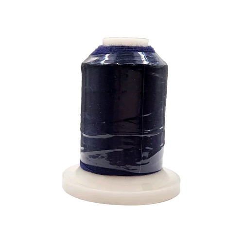 Intressa Polyester Thread, 40 Wt, 600 Yards, Venetian Blue, 3 Mini King Spools - Picture 3 of 5