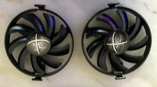 2 Blk Cooler Fan Replace for XFX Radeon RX 480 470 570 580 Graphic Card...