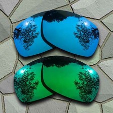 US Blue Jade Green Polarized Lenses Replacement For-Oakley Ravishing