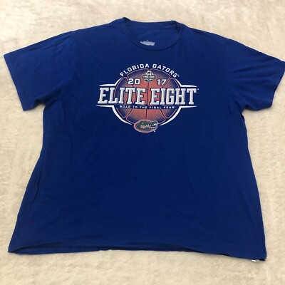 Florida Gators Shirt Adult Extra Large Blue Elite Mens Basketball