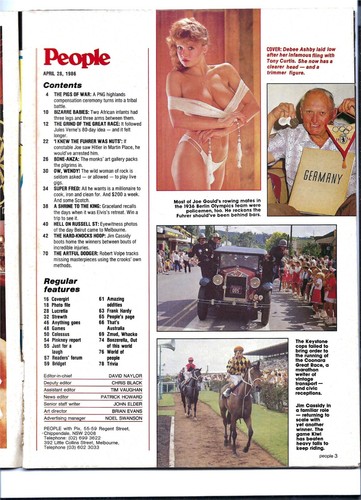 People Magazine (Australia) - April 28, 1986 - Debee Ashby - Picture 2 of 3