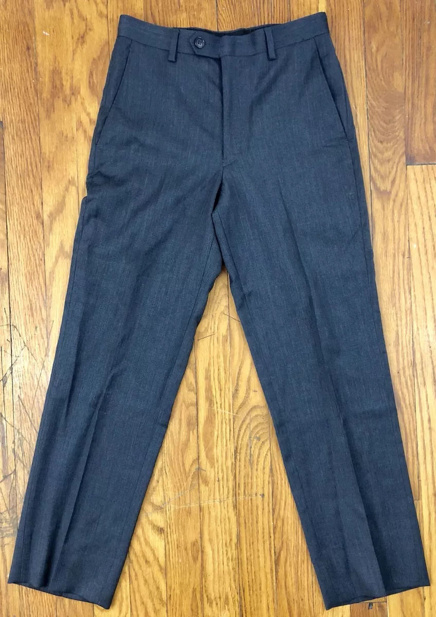 Michael Kors Boys Dress Pants Actual Size 26x26 Wool Black