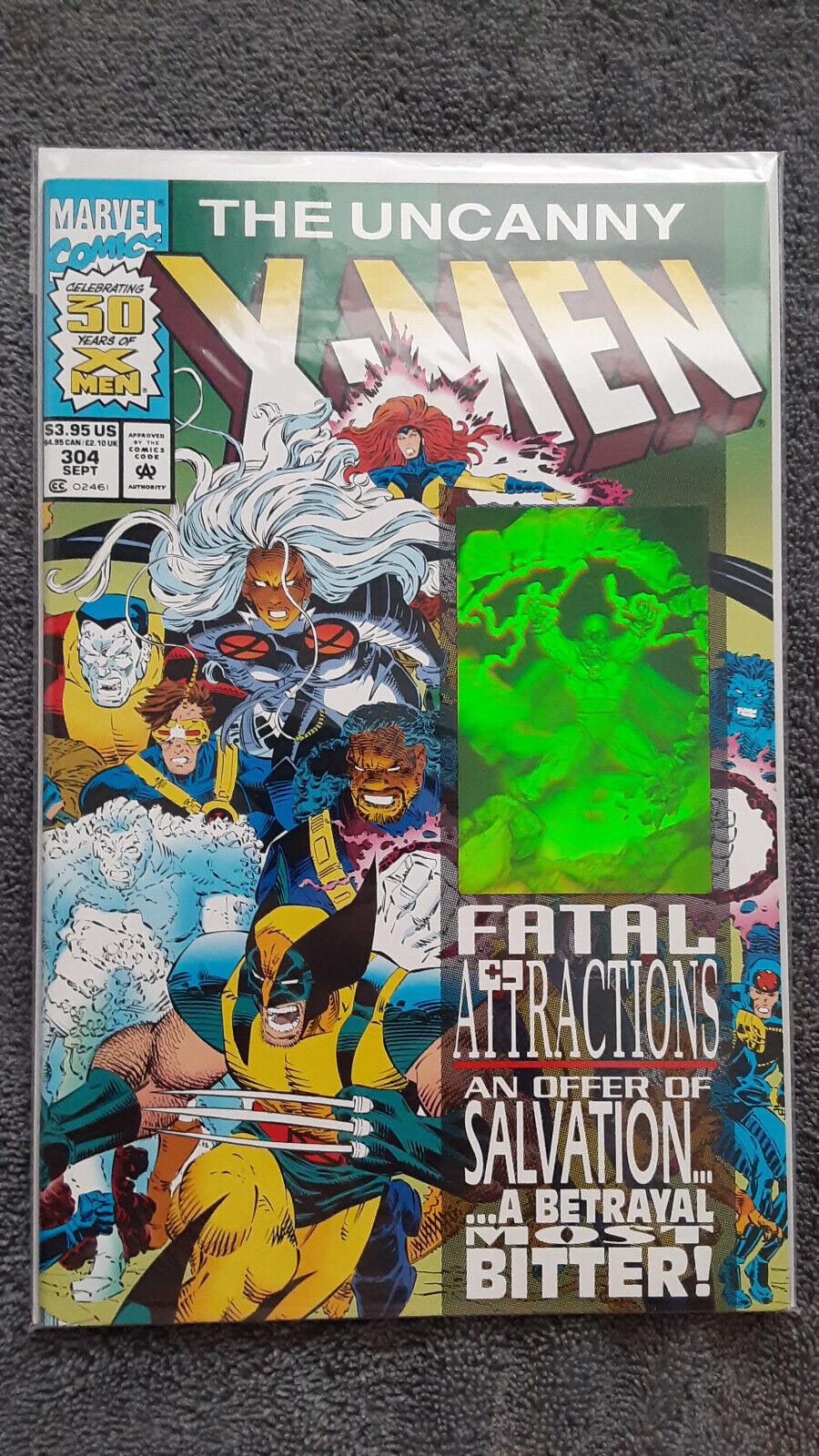 Uncanny X-Men #304 Modern Age Marvel Comics Lot VN 8.0 * FREE SHIP *