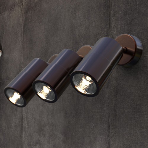 3X Outdoor Spotlight Adjustable Wall Light Single LED GU10 Spot Light IP65 - Picture 29 of 32