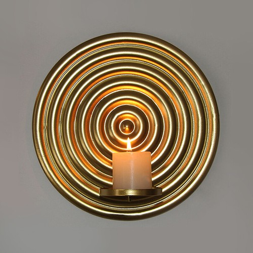 Wall Mounted Metal Candle Holder Tealight Wall Sconce Candlestick Wedding Decor - Picture 11 of 24