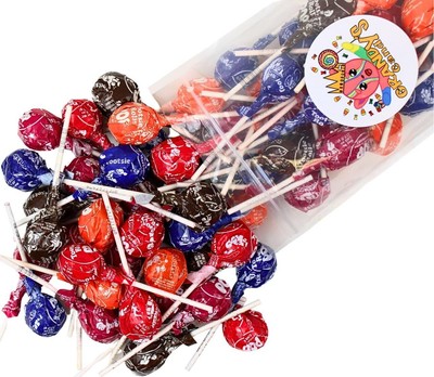Assorted Fruit Flavored Tootsie Roll Pops- America's Favorite LolliPop with C...
