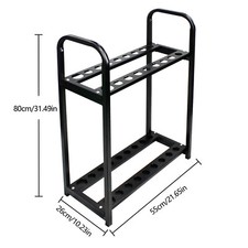 18 Clubs Holder Organizers Golf Club Display Rack Golf Putter Steel Rack Stand