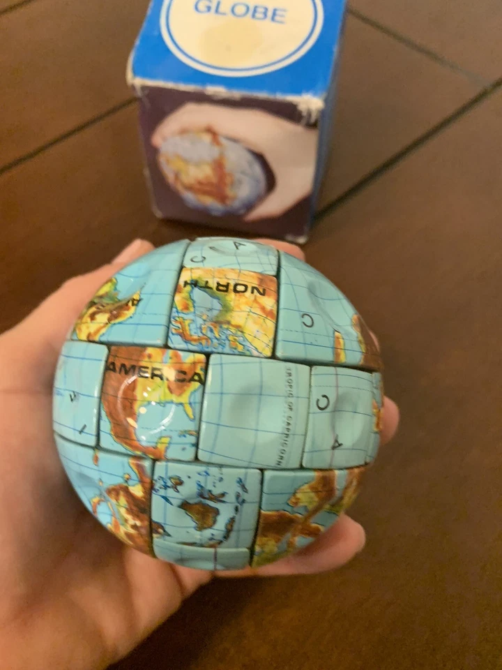 Vintage Hungarian Magic Globe Spatial Logical Game Rubik Type Puzzle Hungary - Image 2 of 4