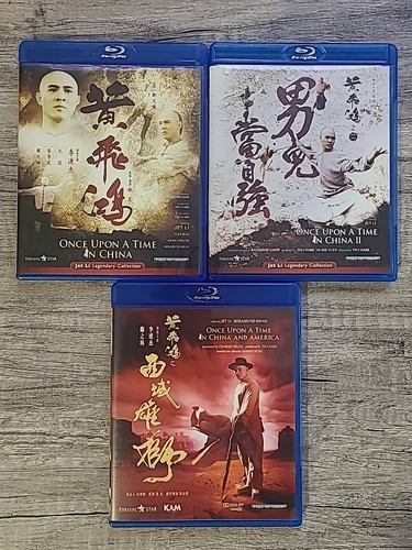 Once Upon A Time In China 3-Movie Blu-ray Lot!💥Like New! Very Clean Artwork - Picture 3 of 15