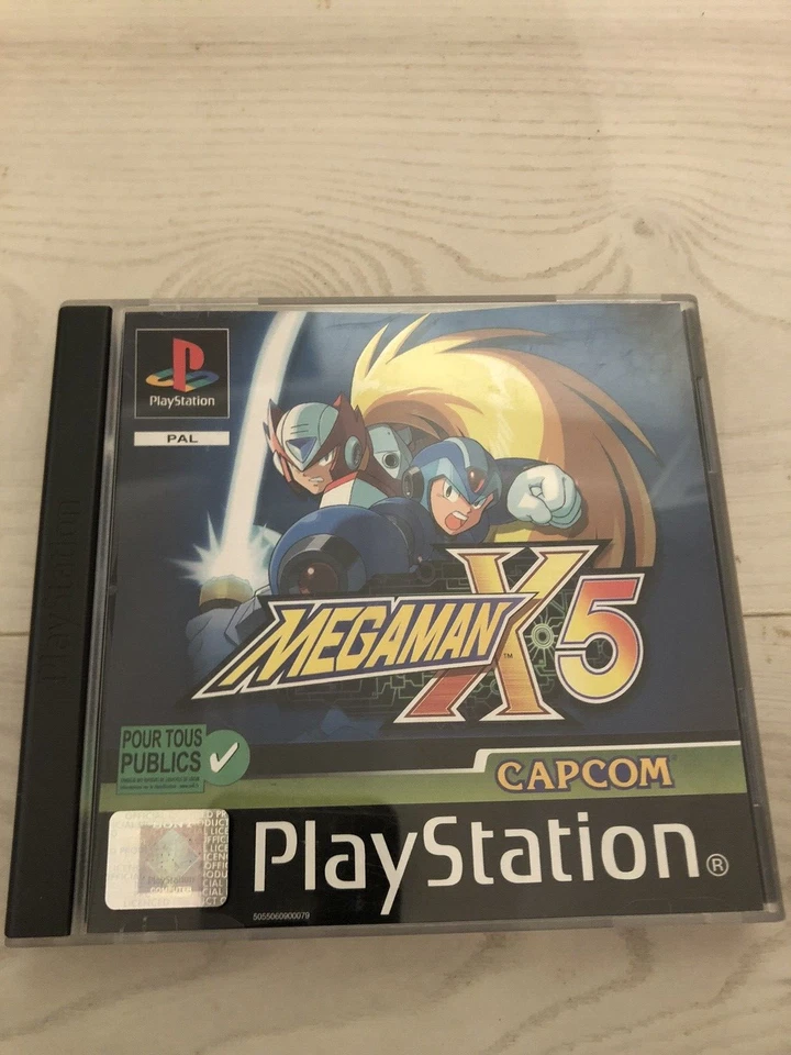 MEGAMAN X5 PLAYSTATION 1 PS1 VERSION PAL FRA SANS NOTICE, photo 1 sur 5