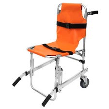 Stair Chair Foldable Transport Wheelchair for Ambulance Firefighter Evacuation