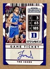 2020-21 Panini Contenders Tre Jones Rookie Autograph Game Ticket Red #92