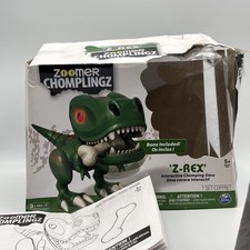 Green Zoomer Chomplingz Interactive Dinosaur T-rex Dino Lights and Sounds New