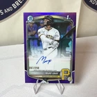 2025 Bowman Draft Chrome 1st Purple Refractor Murf Gray Auto #97/250 Pirates
