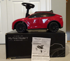 Radio Flyer My 1st Tesla Model Y Kids Ride On Toy Red Black w/ Box Instr