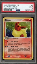 Pokemon Flareon Holo EX Unseen Forces 5/115 PSA 9 Mint on eBay