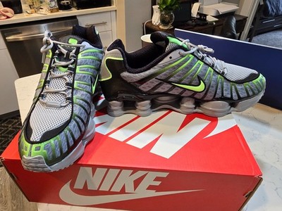 Size 10.5 - Nike Shox TL Wolf Grey Lime for sale online | eBay