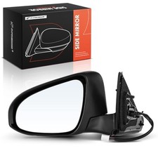 Driver Side Power Door Mirror - Compatible with Toyota Left Driver Side Black