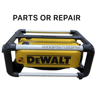 #ad #ad DEWALT DWPW2100 Jobsite Electric Cold Water Pressure Washer PARTS OR REPAIR $100.00