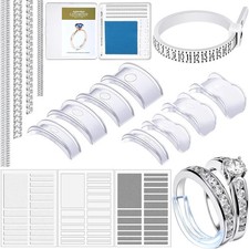Hicarer 72 Pcs Ring Sizers for Loose Rings Invisible Adjuster Spacers Guards wit