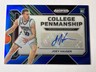 2023 Panini Prizm Draft Pick JOEY HAUSER /149 Rookie Auto Blue Prizm Penmanship